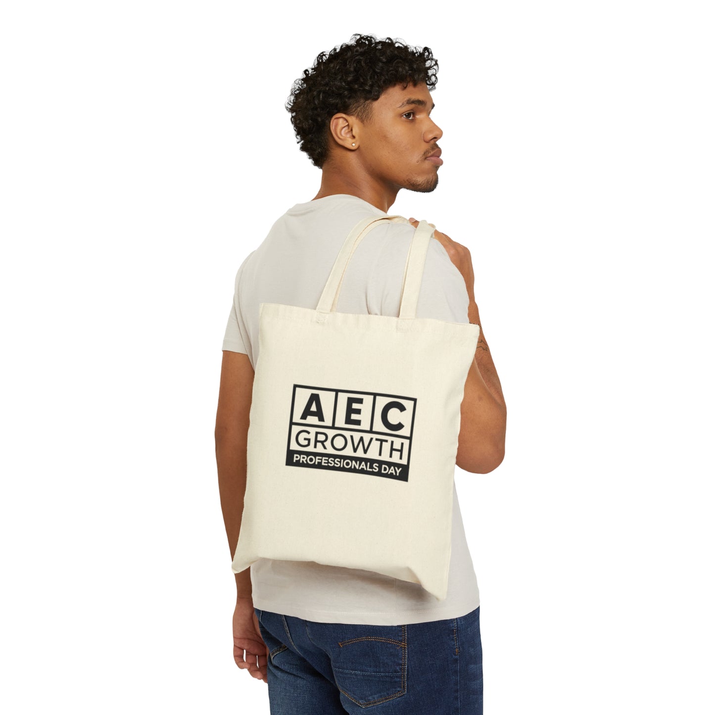 AEC Growth Professionals Day Cotton Tote Bag - Black