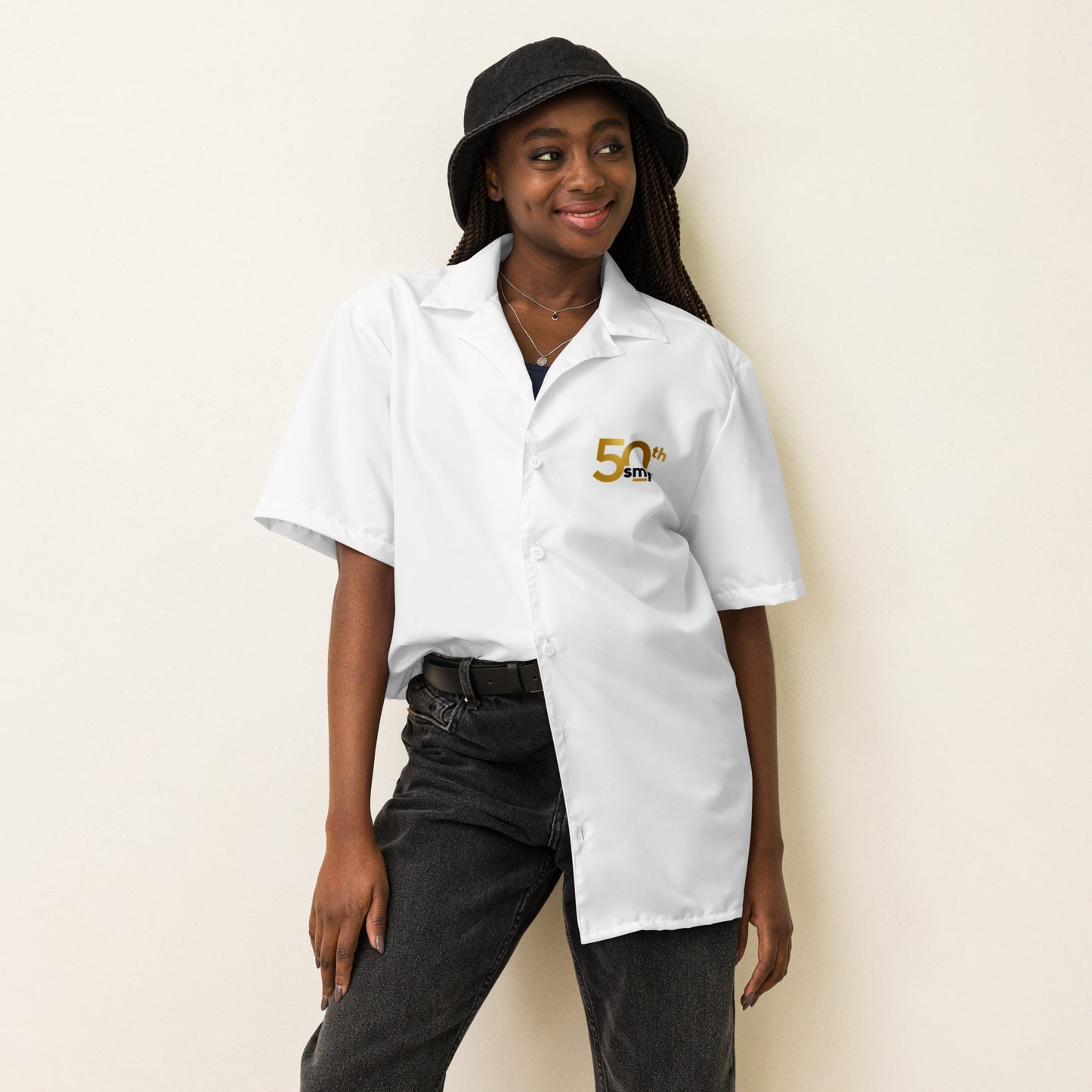 50th Unisex button shirt