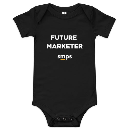 Future Marketer Baby short sleeve black one piece