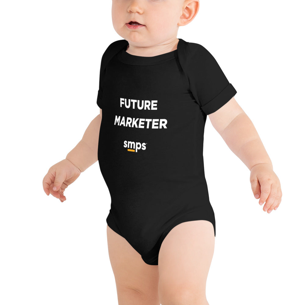 Future Marketer Baby short sleeve black one piece