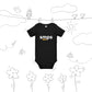 SMPS Baby short sleeve black one piece