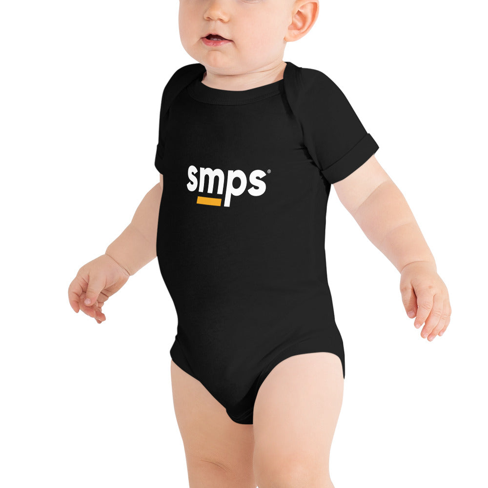 SMPS Baby short sleeve black one piece