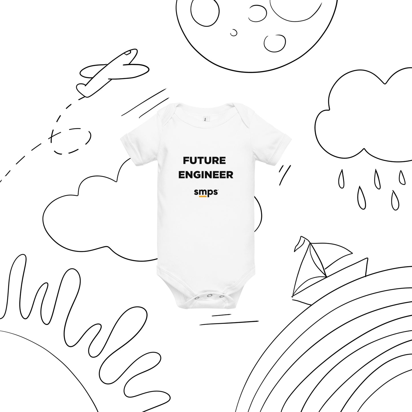 Future Engineer Baby short sleeve one piece