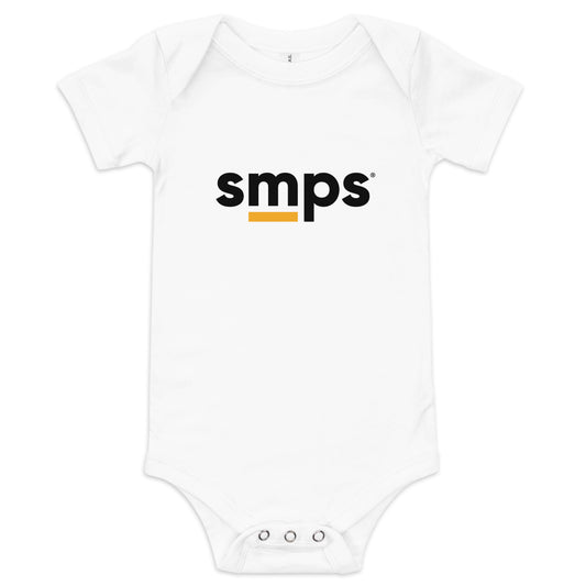 SMPS Baby short sleeve white one piece