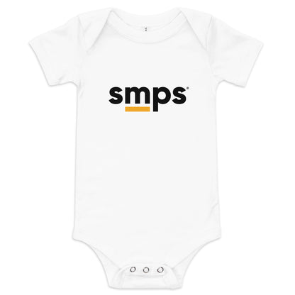 SMPS Baby short sleeve white one piece