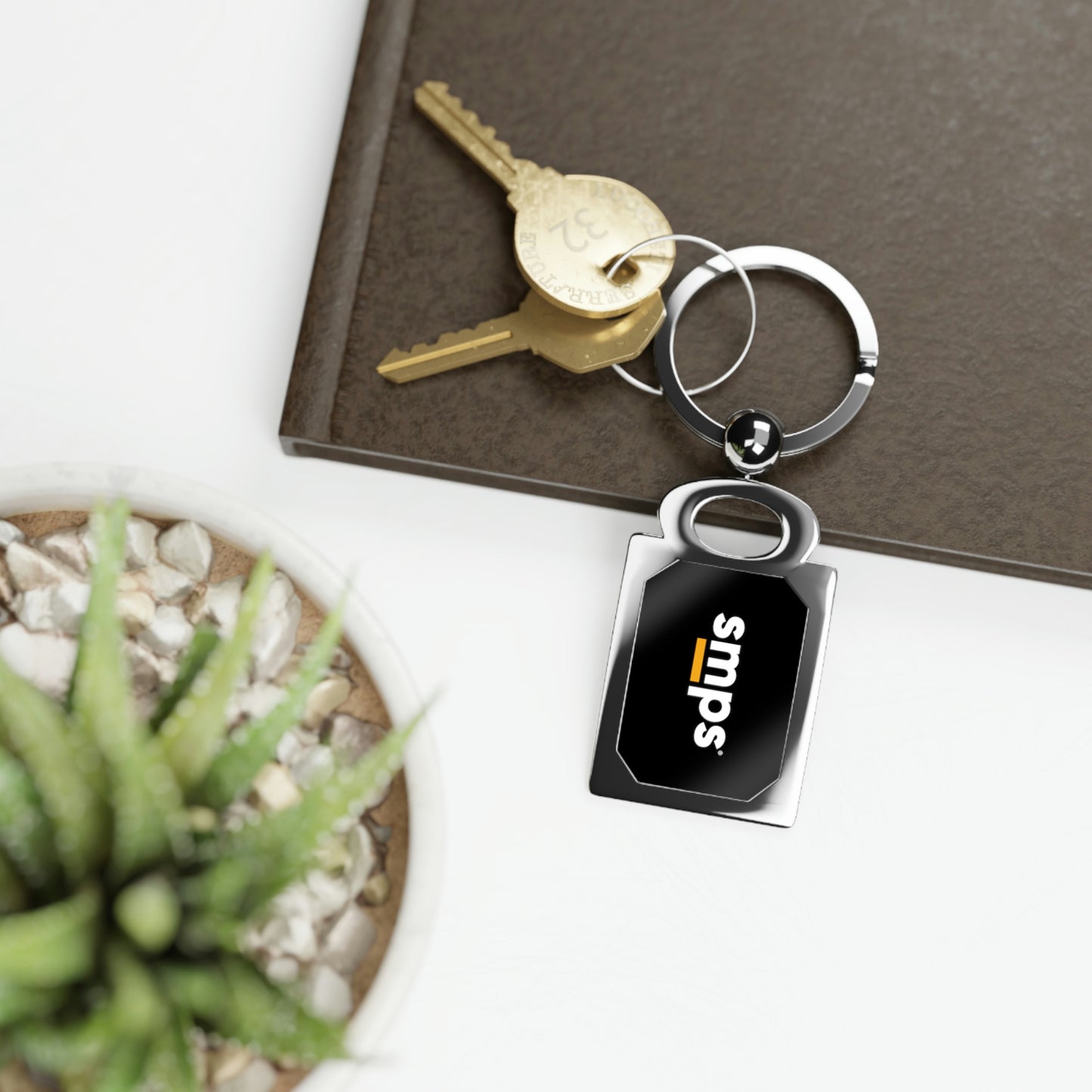Rectangle SMPS Keyring