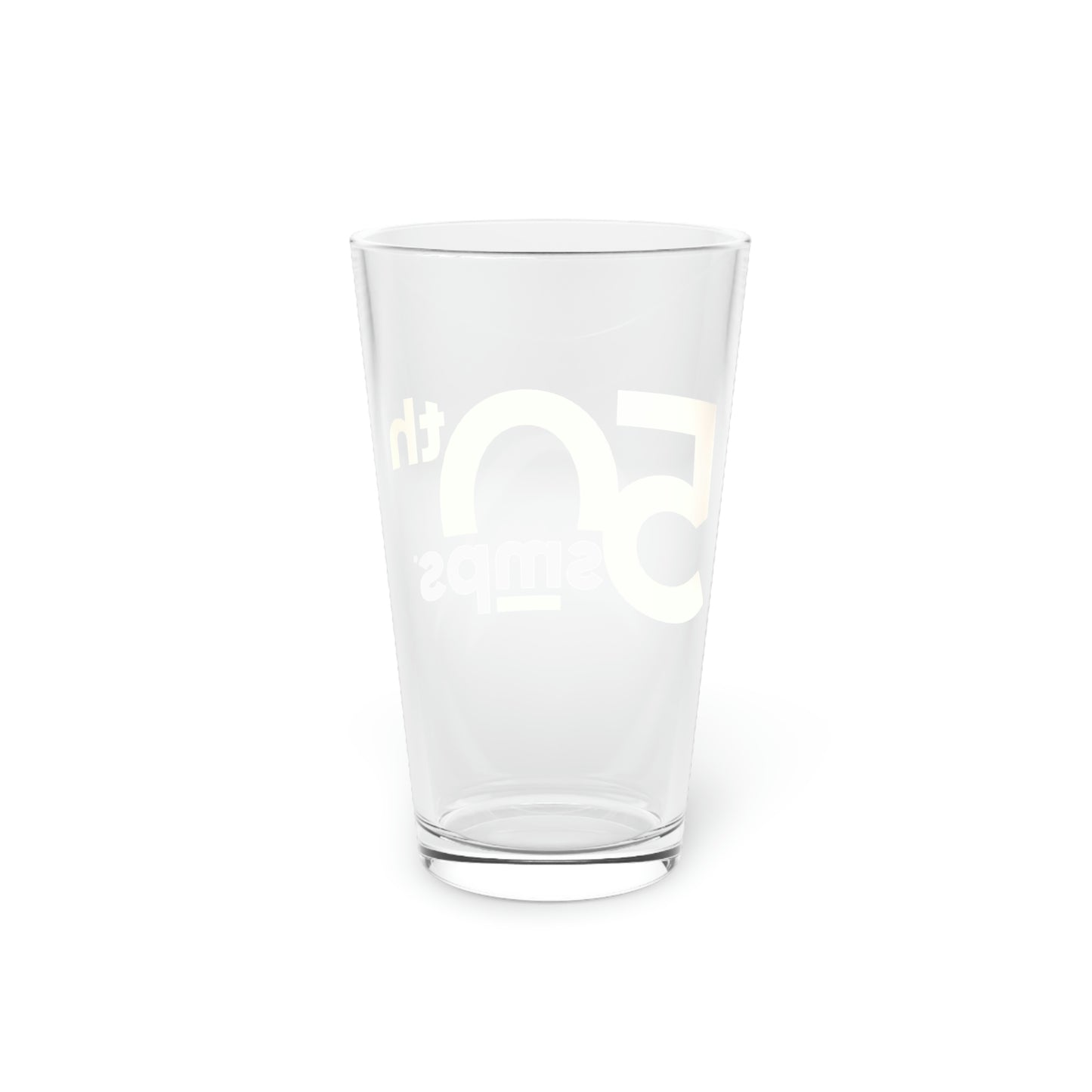 SMPS 50th Pint Glass, 16oz