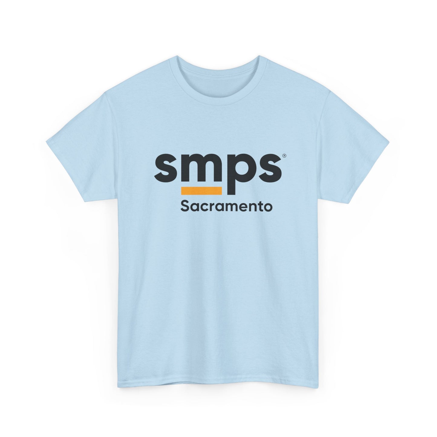 White SMPS Sacramento Unisex Heavy Cotton Tee