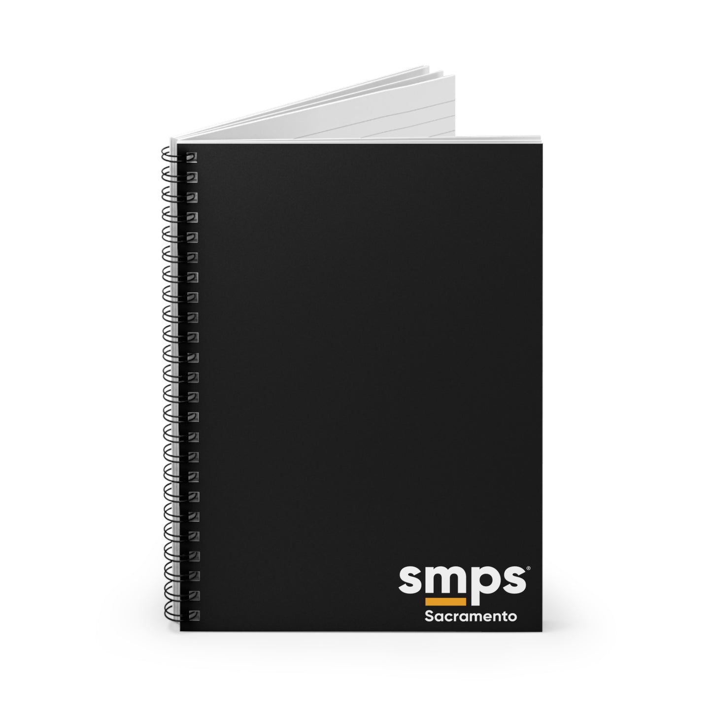 Black SMPS Sacramento Spiral Notebook - Ruled Line