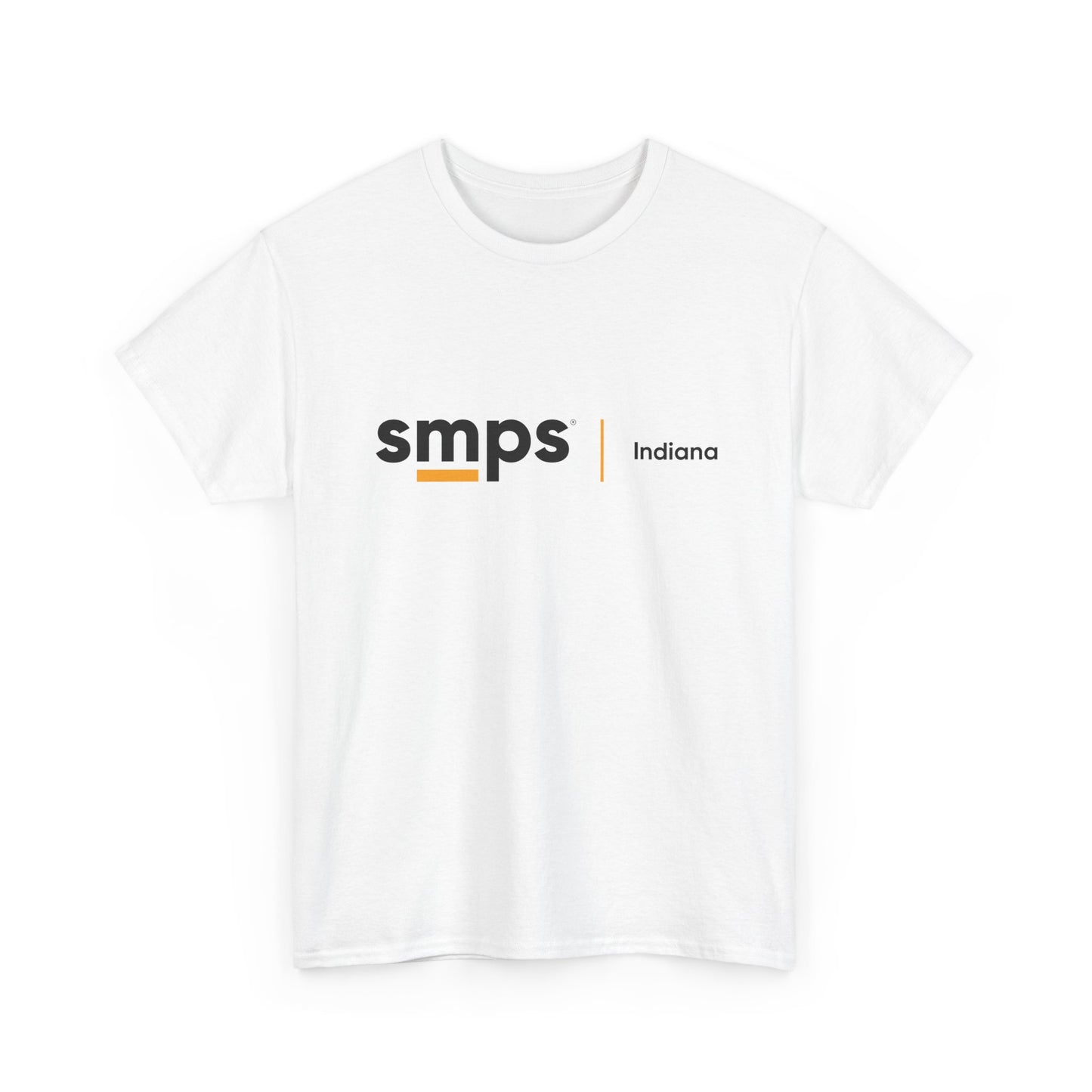 SMPS Indiana Horiztonal LogoUnisex Heavy Cotton Tee