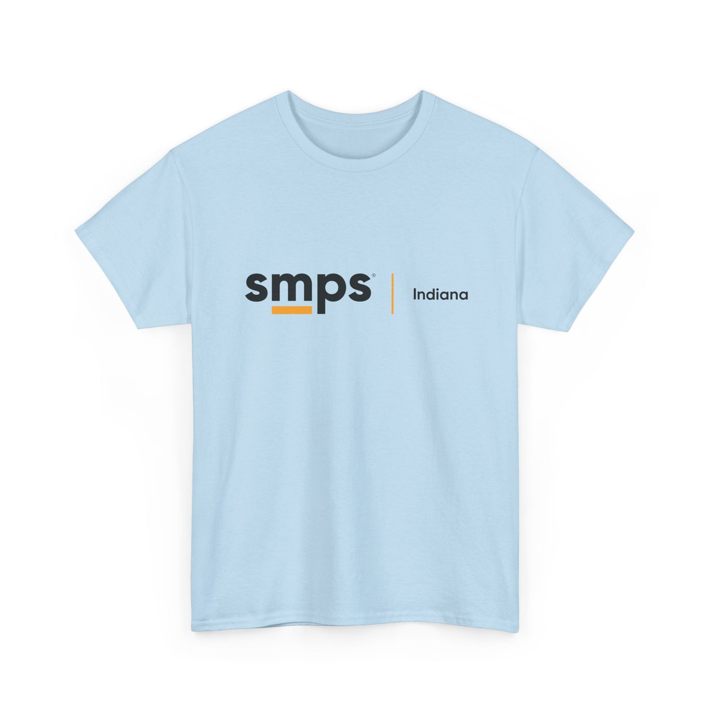 SMPS Indiana Horiztonal LogoUnisex Heavy Cotton Tee