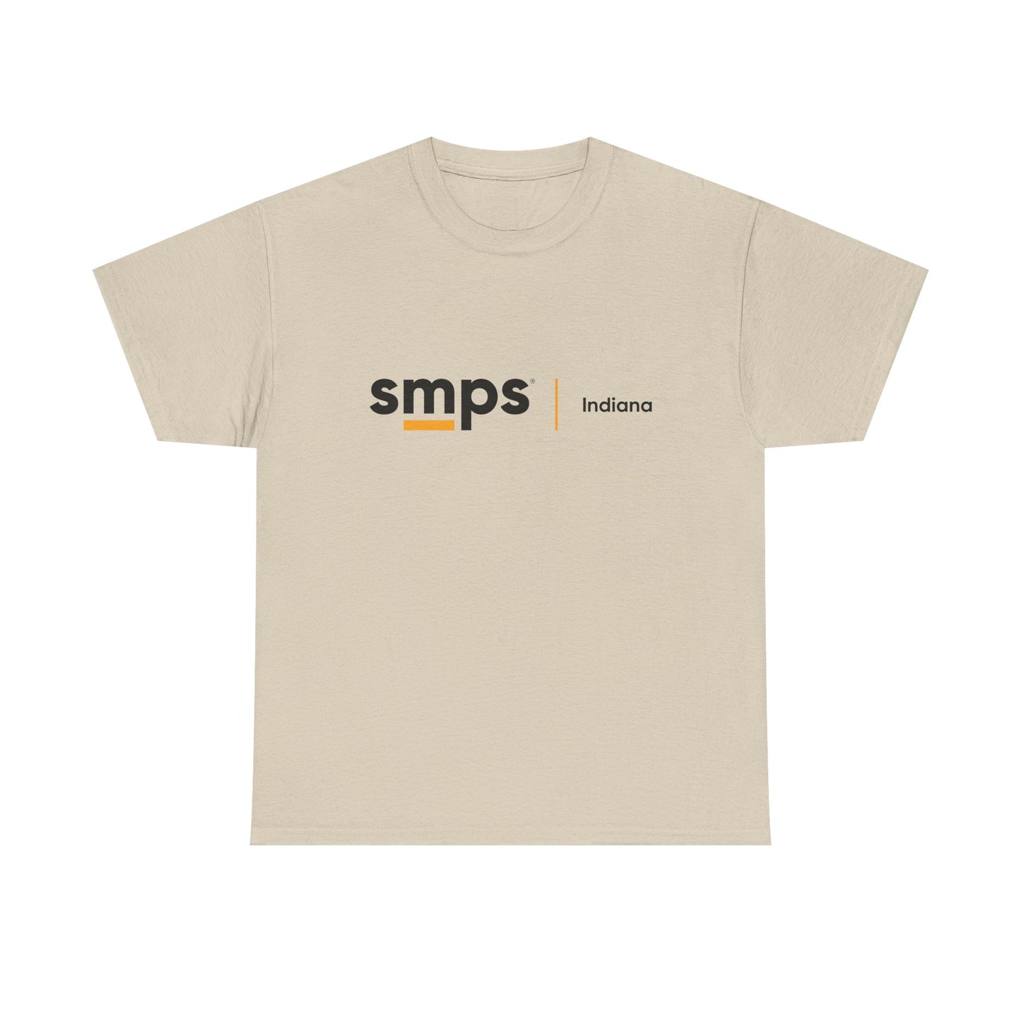 SMPS Indiana Horiztonal LogoUnisex Heavy Cotton Tee