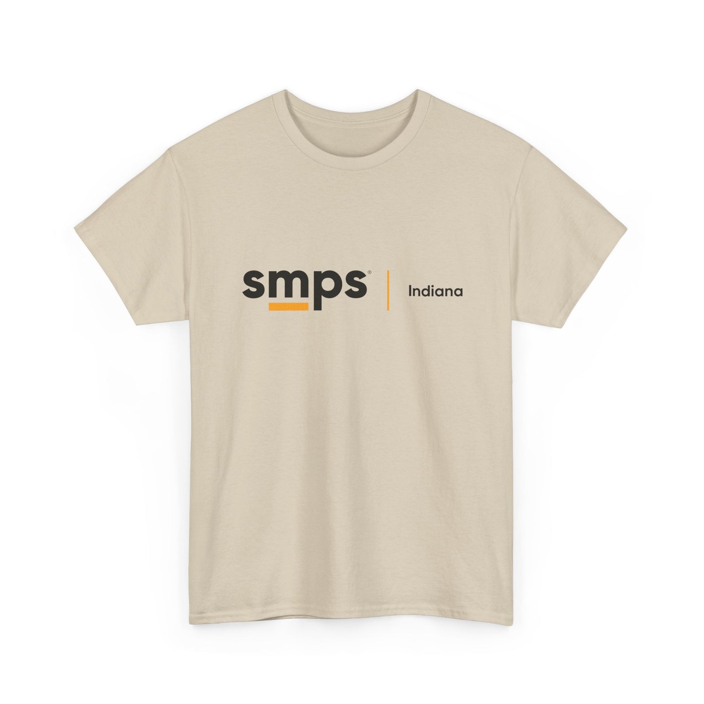SMPS Indiana Horiztonal LogoUnisex Heavy Cotton Tee
