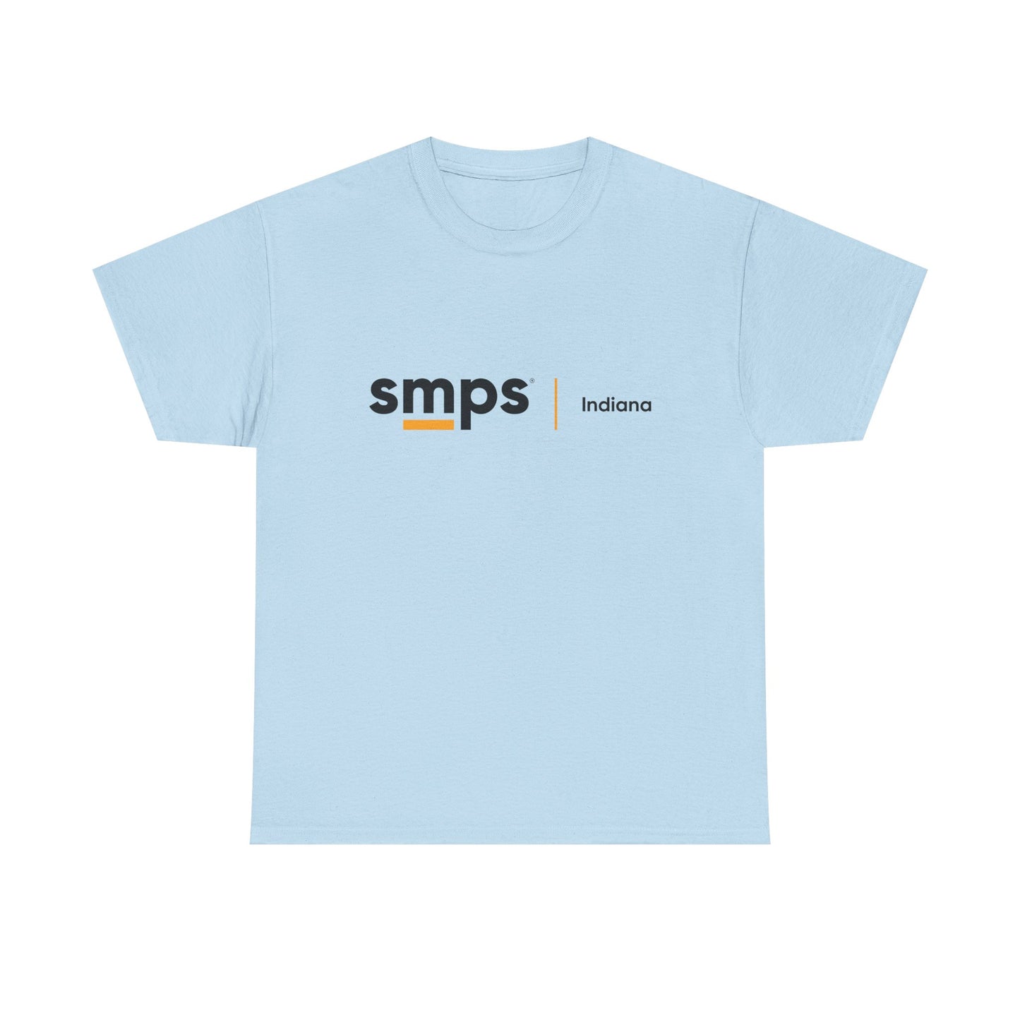 SMPS Indiana Horiztonal LogoUnisex Heavy Cotton Tee