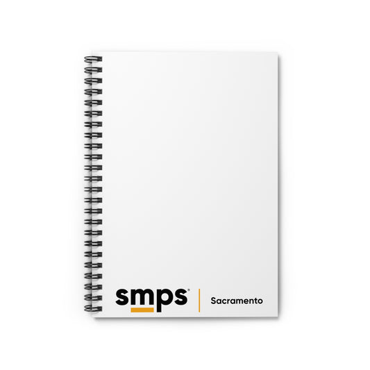 Horizontal Logo SMPS Sacramento Spiral Notebook - Ruled Line