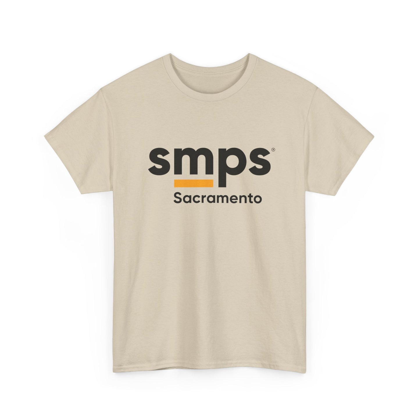 White SMPS Sacramento Unisex Heavy Cotton Tee