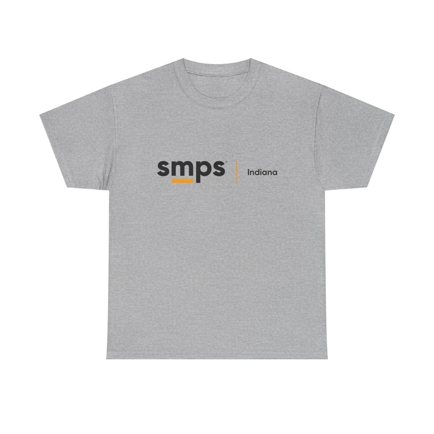 SMPS Indiana Horiztonal LogoUnisex Heavy Cotton Tee