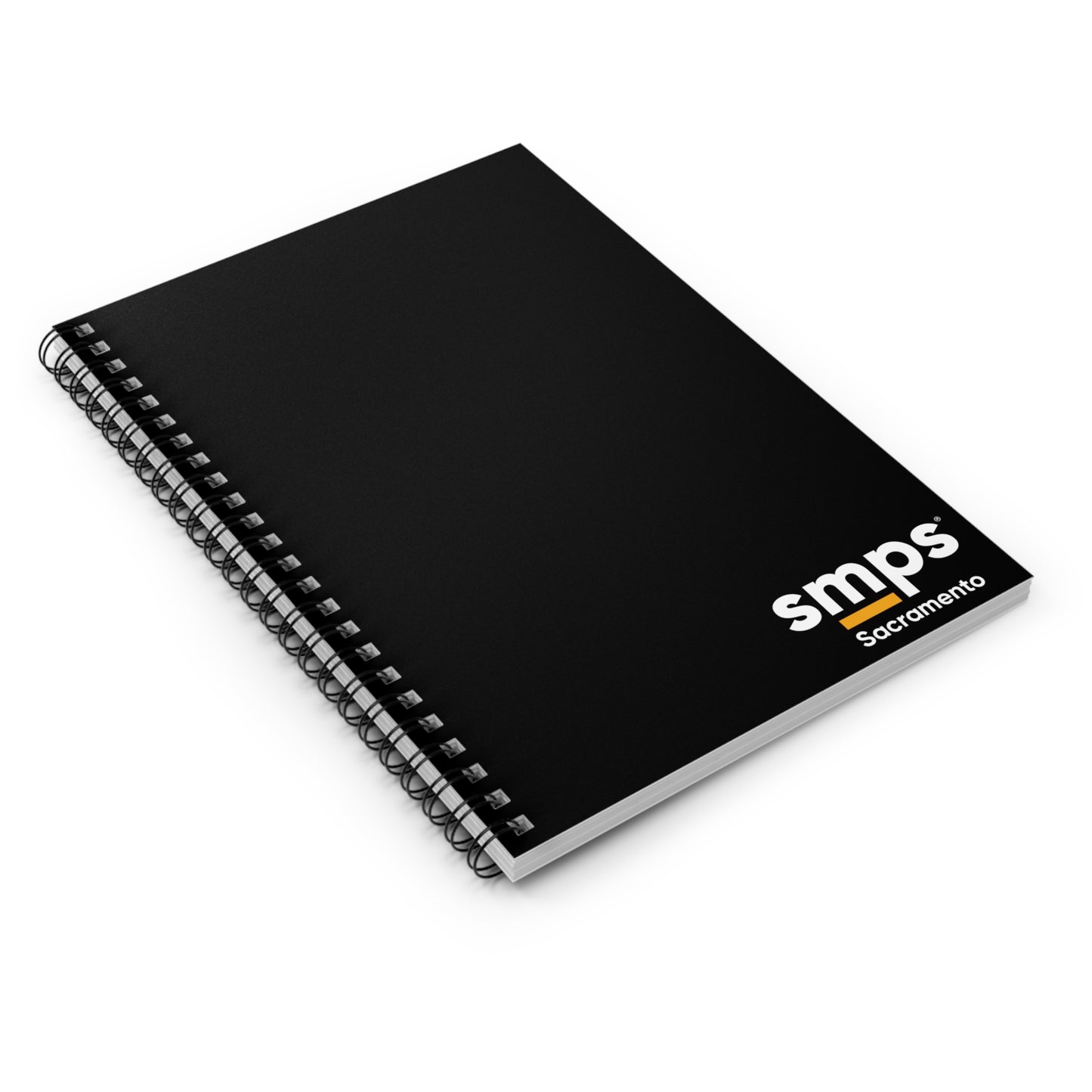 Black SMPS Sacramento Spiral Notebook - Ruled Line