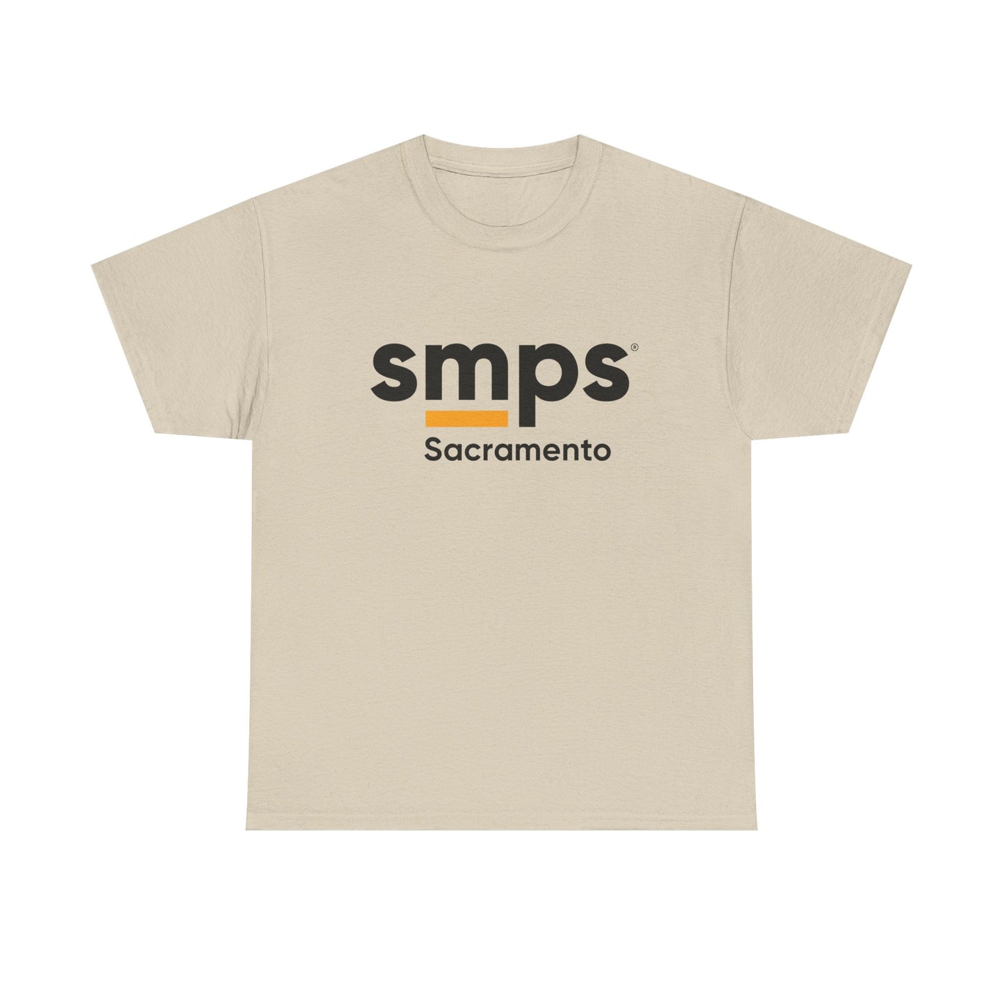 White SMPS Sacramento Unisex Heavy Cotton Tee