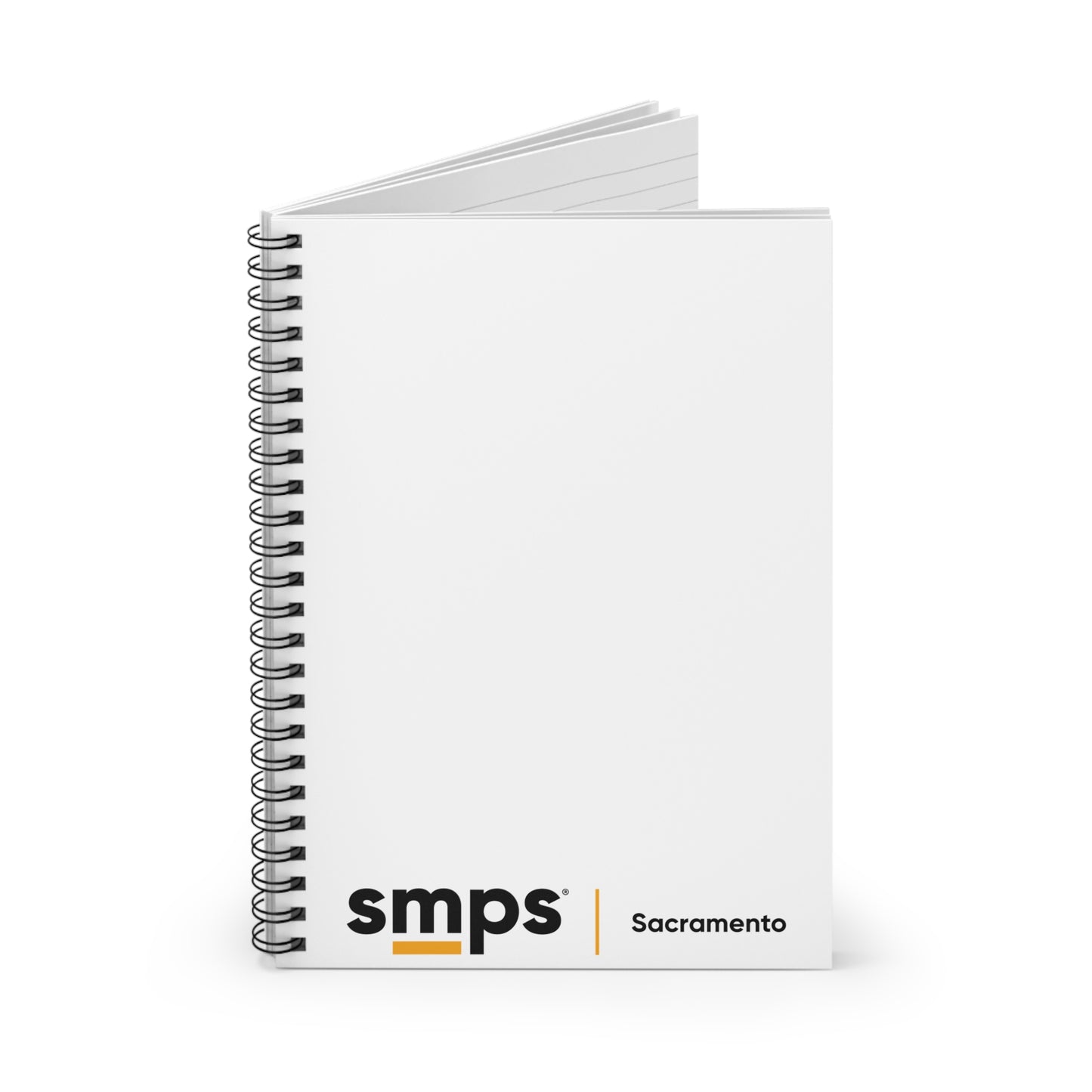 Horizontal Logo SMPS Sacramento Spiral Notebook - Ruled Line