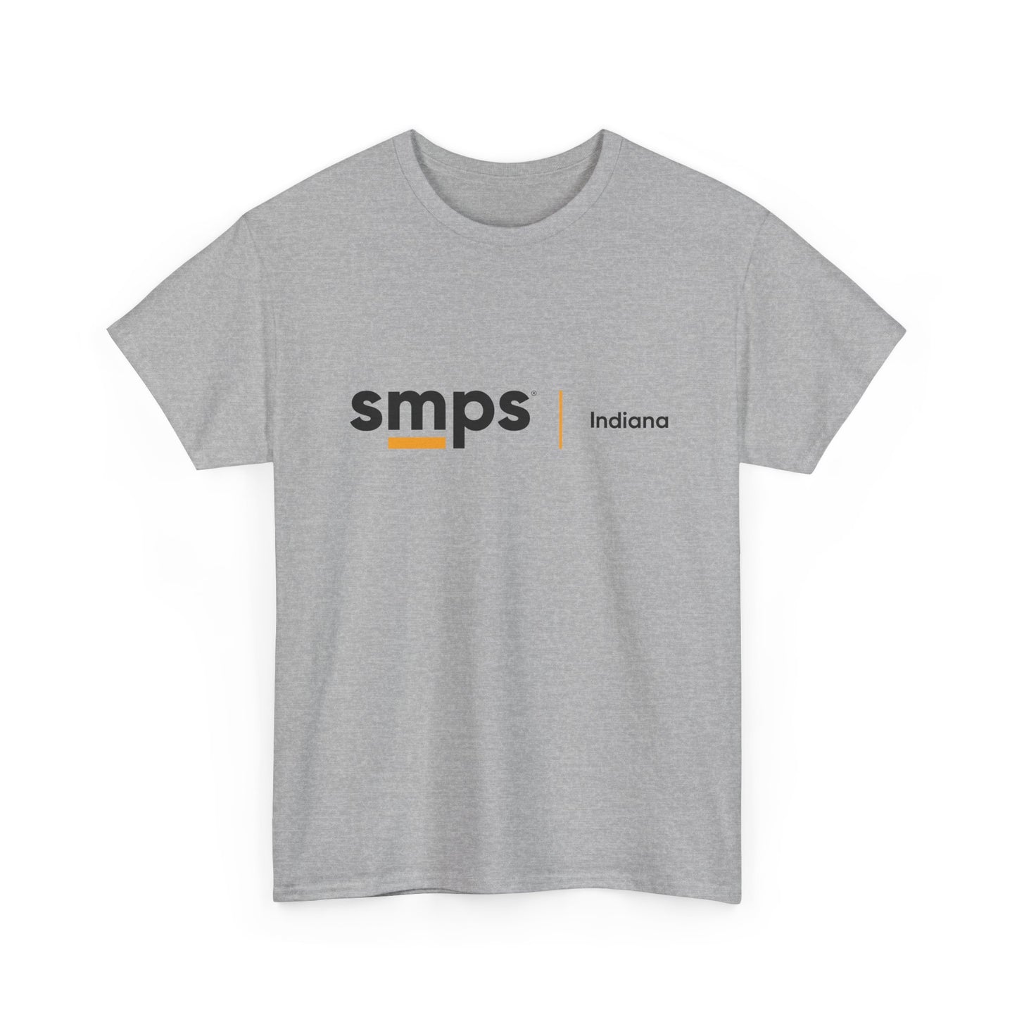SMPS Indiana Horiztonal LogoUnisex Heavy Cotton Tee