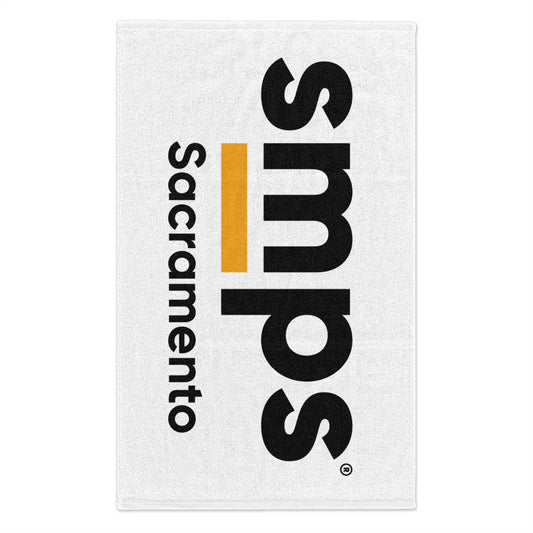 White SMPS Sacramento Rally Towel
