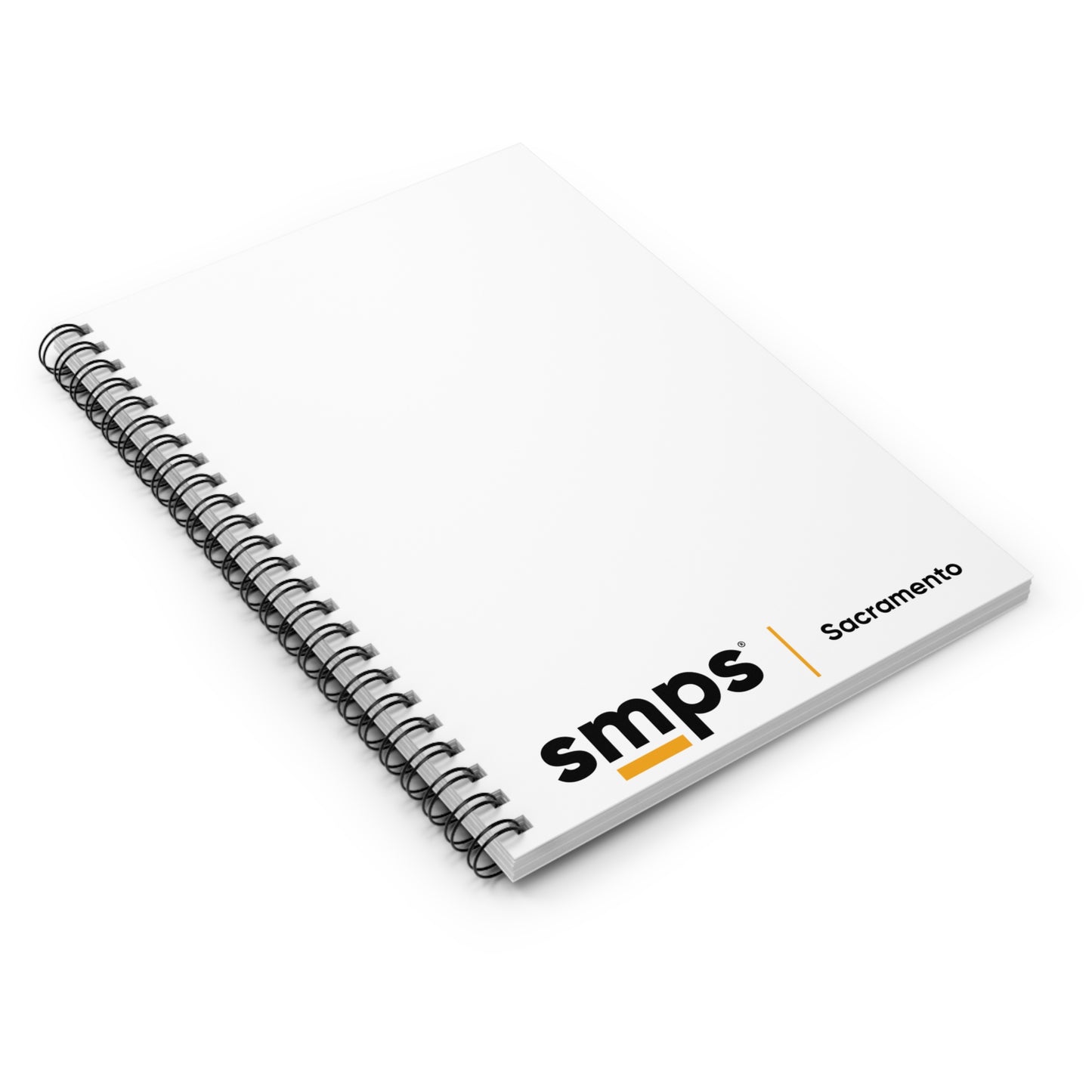 Horizontal Logo SMPS Sacramento Spiral Notebook - Ruled Line