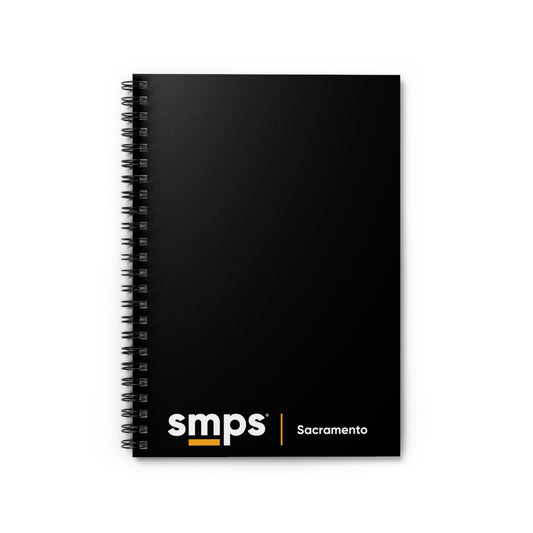 Horizontal Logo SMPS Sacramento Spiral Notebook - Ruled Line
