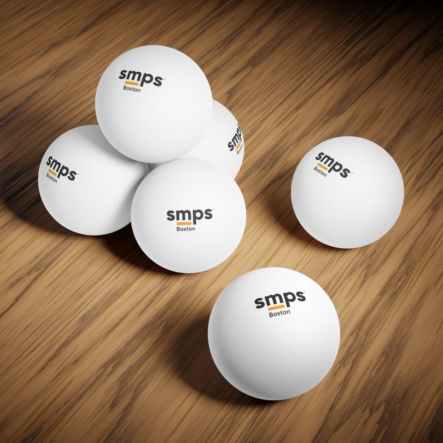 SMPS Boston Ping Pong Balls, 6 pcs