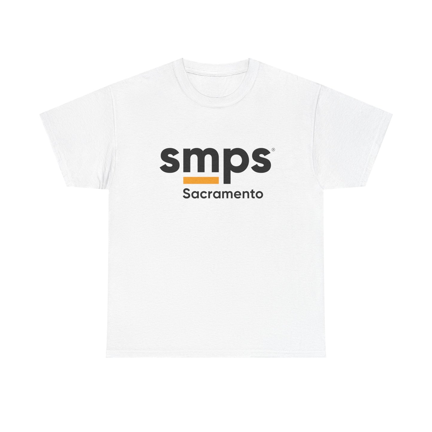 White SMPS Sacramento Unisex Heavy Cotton Tee
