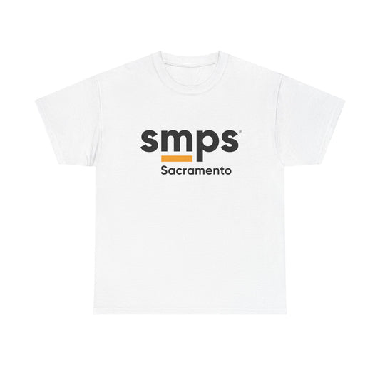 White SMPS Sacramento Unisex Heavy Cotton Tee
