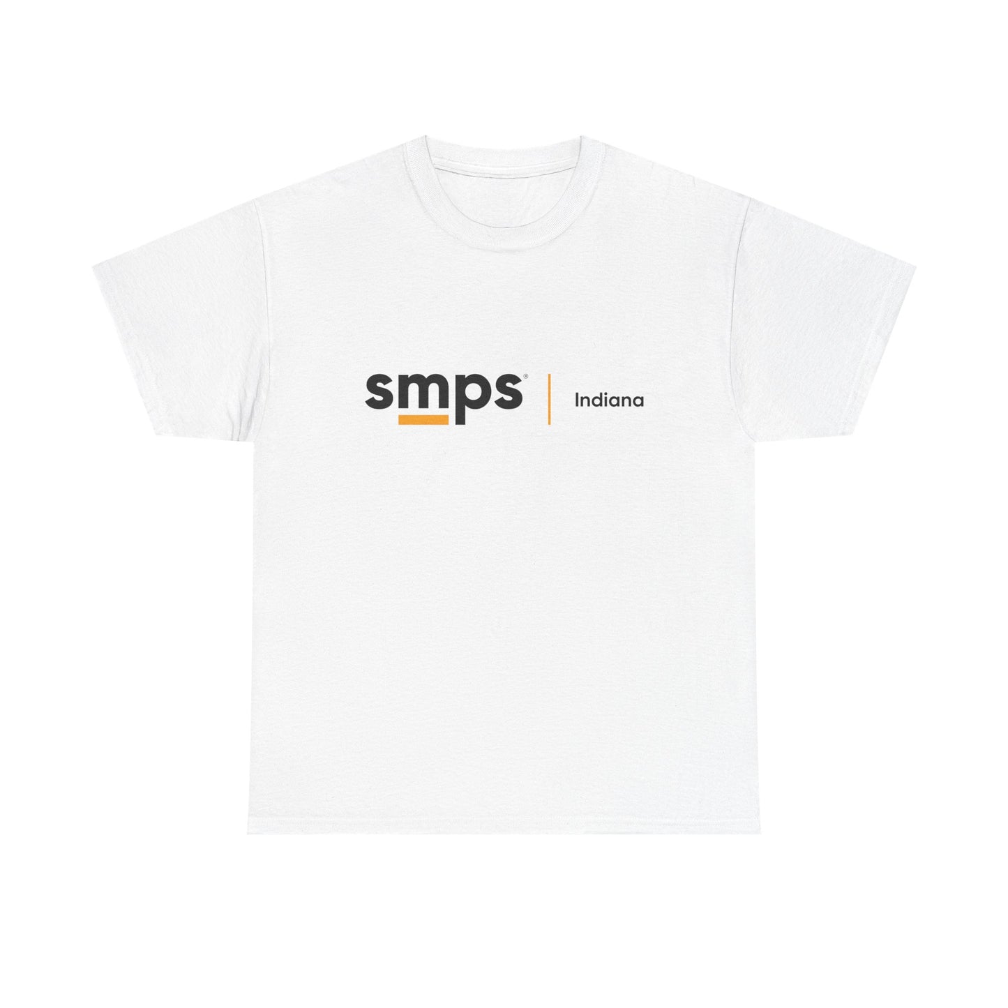 SMPS Indiana Horiztonal LogoUnisex Heavy Cotton Tee