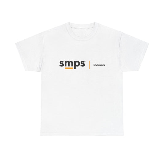 SMPS Indiana Horiztonal LogoUnisex Heavy Cotton Tee