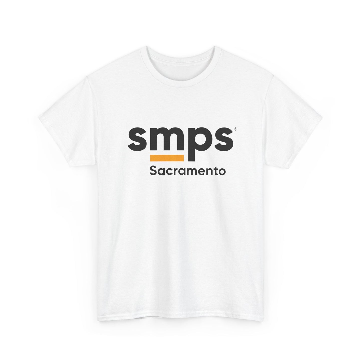 White SMPS Sacramento Unisex Heavy Cotton Tee