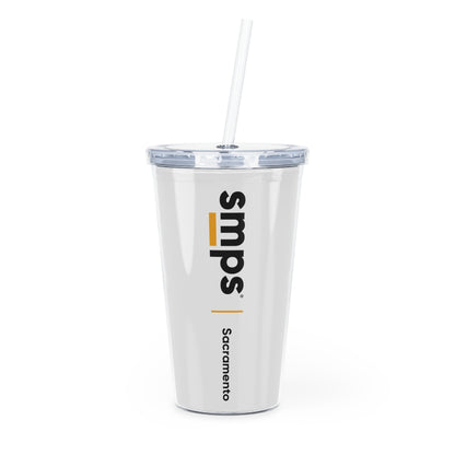 SMPS Sacramento Plastic Tumbler with Straw