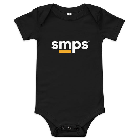 SMPS Baby short sleeve black one piece