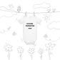 Future Marketer Baby short sleeve white one piece