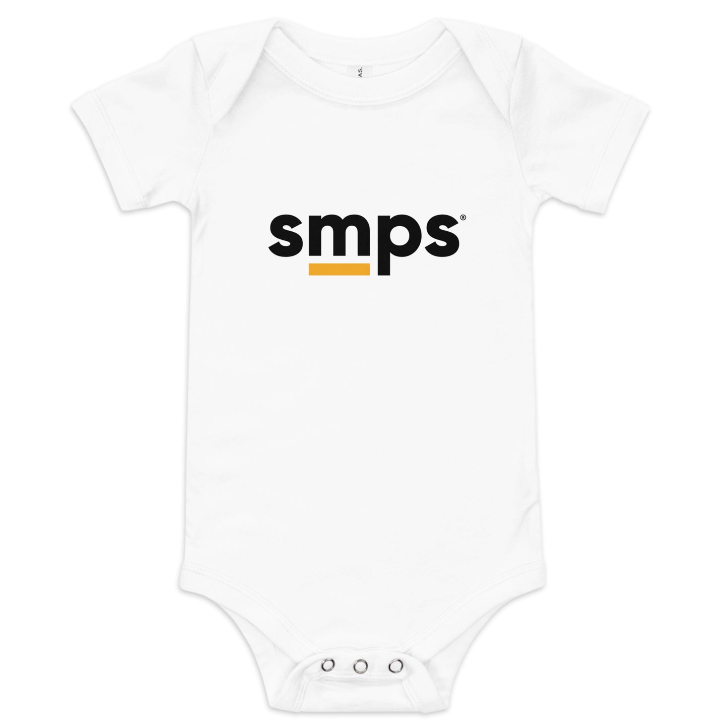 SMPS Baby short sleeve white one piece