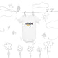 SMPS Baby short sleeve white one piece