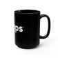 Black Mug, 15oz